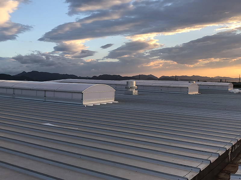 零跑汽車(chē)有限公司----圓拱形排煙天窗