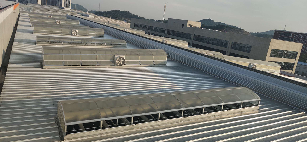 漢德車(chē)橋圓拱形排煙天窗、通風(fēng)氣樓（湖南株洲）